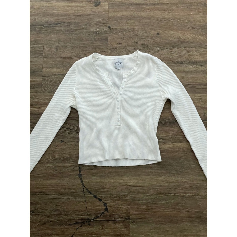 White button up top